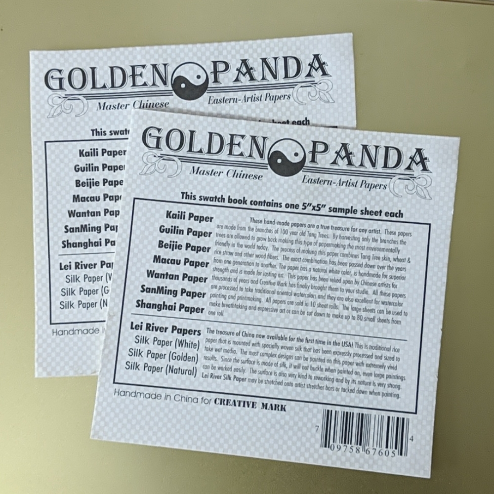 Golden Panda Artist Paper Swatch Books